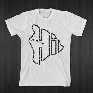 BIG-L White Graphic cotton T-Shirt